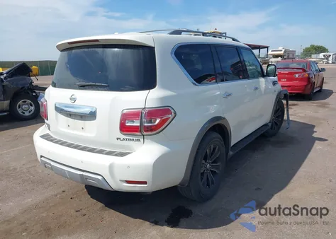 2017 Nissan Armada Platinum z USA, uszkodzony, nr VIN JN8AY2NEXH9706319